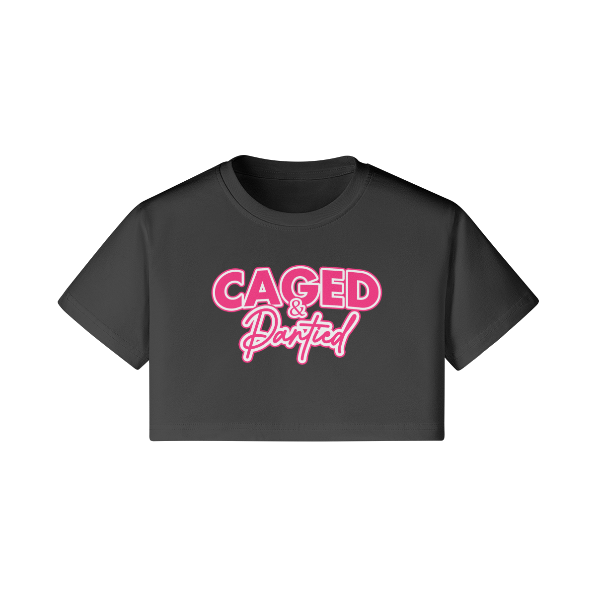 Caged & Pantied Print Crop Top