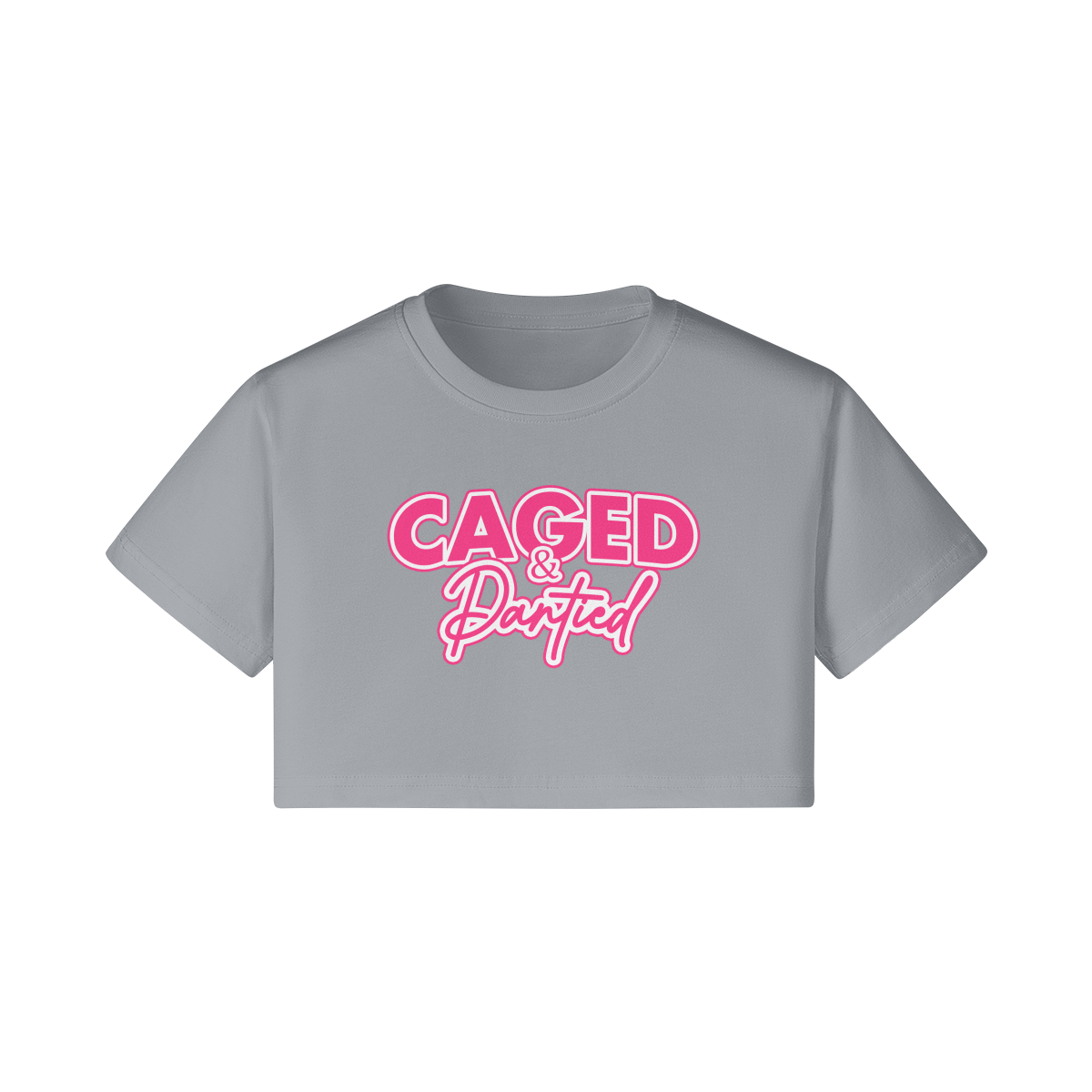 Caged & Pantied Print Crop Top
