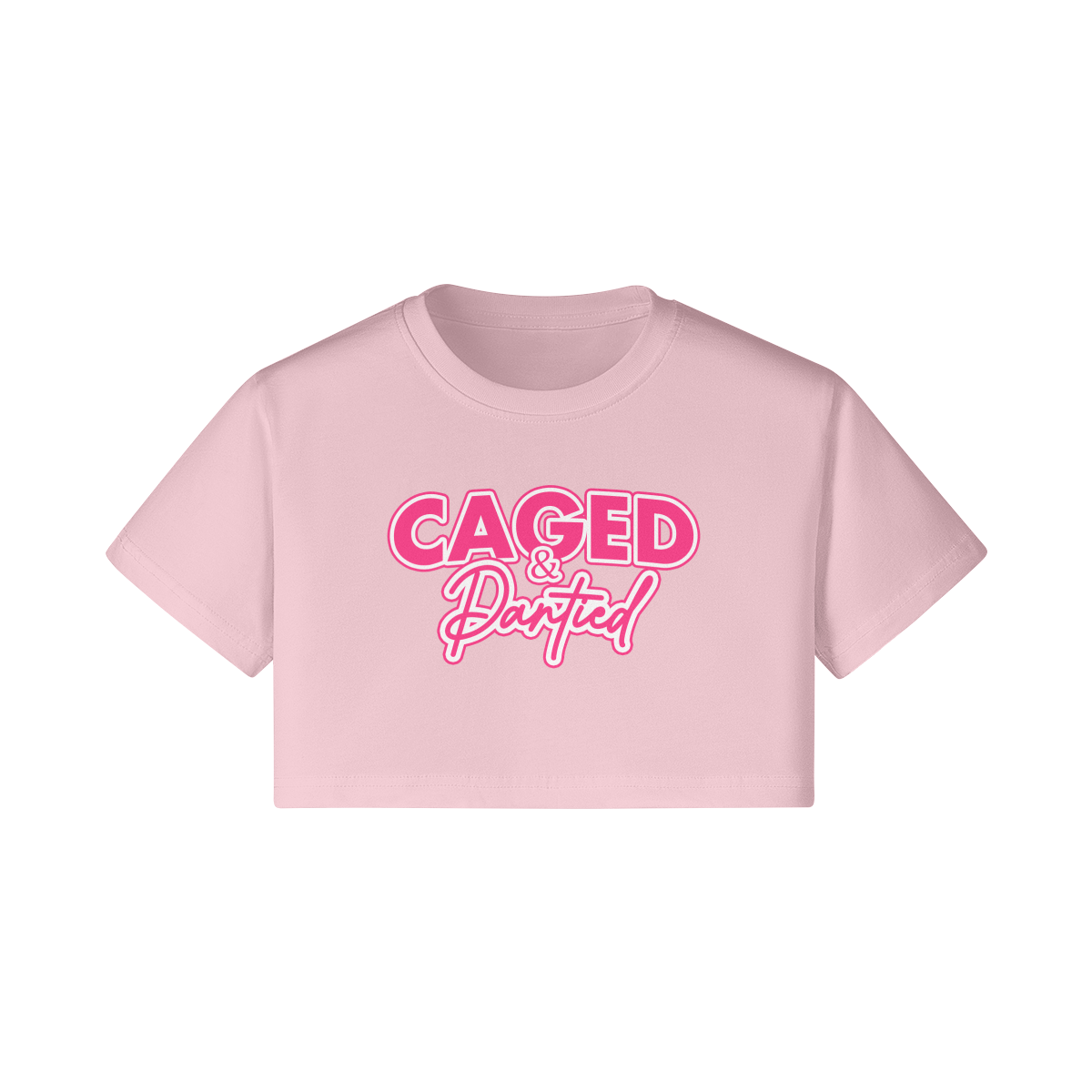 Caged & Pantied Print Crop Top