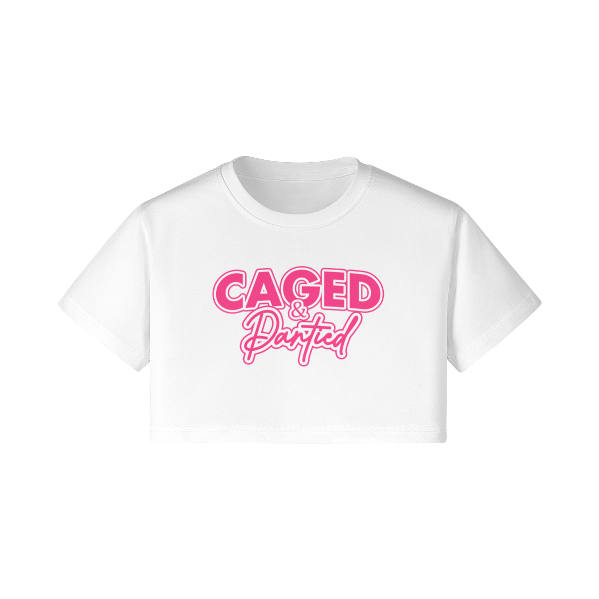 Caged & Pantied Print Crop Top