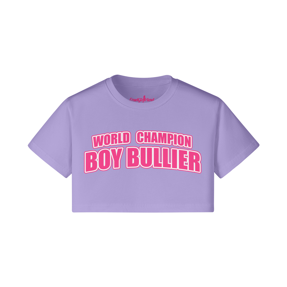 World Champ Boy Bullier Printed Crop-Top