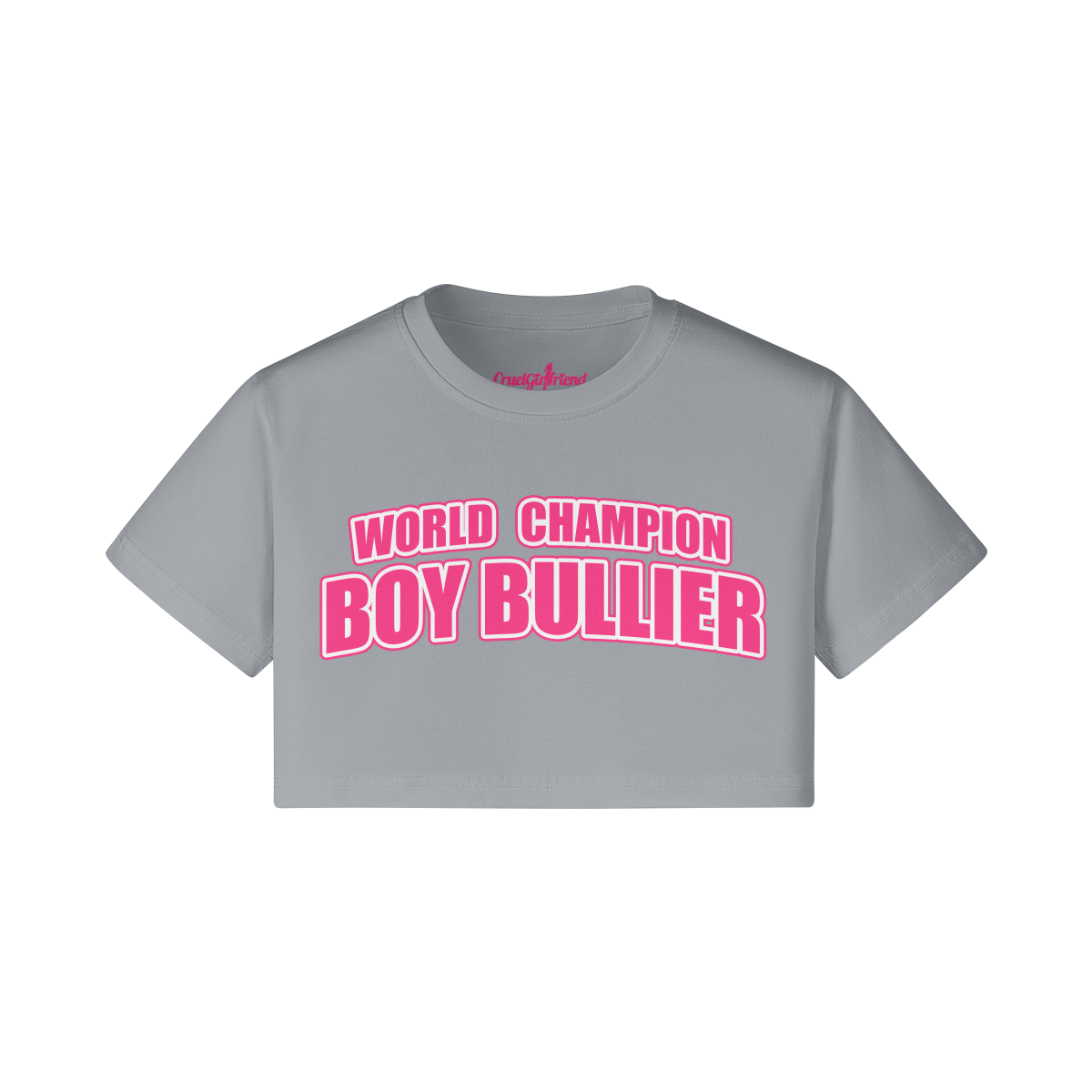 World Champ Boy Bullier Printed Crop-Top