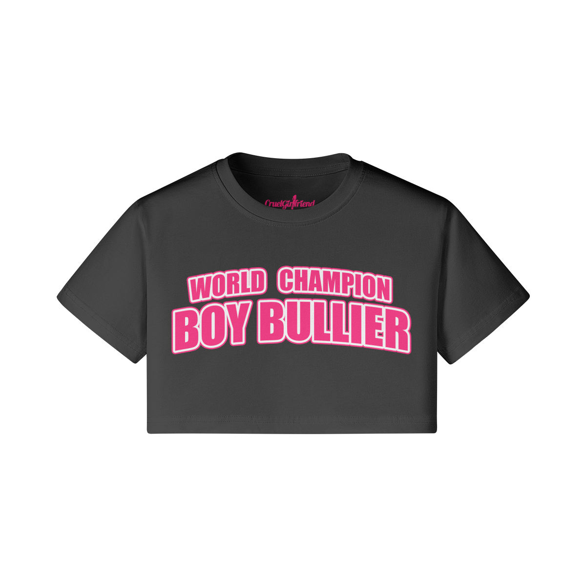 World Champ Boy Bullier Printed Crop-Top