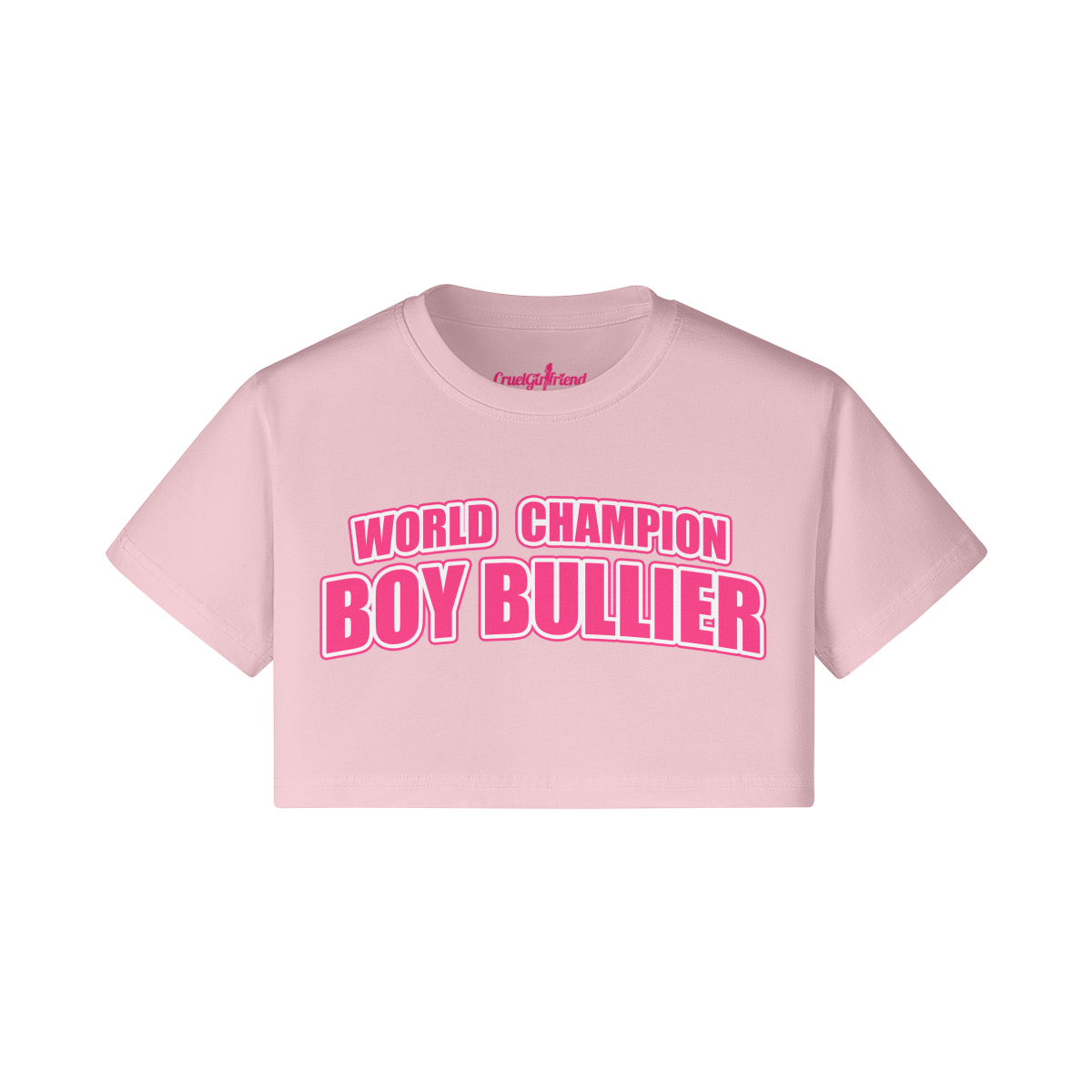 World Champ Boy Bullier Printed Crop-Top