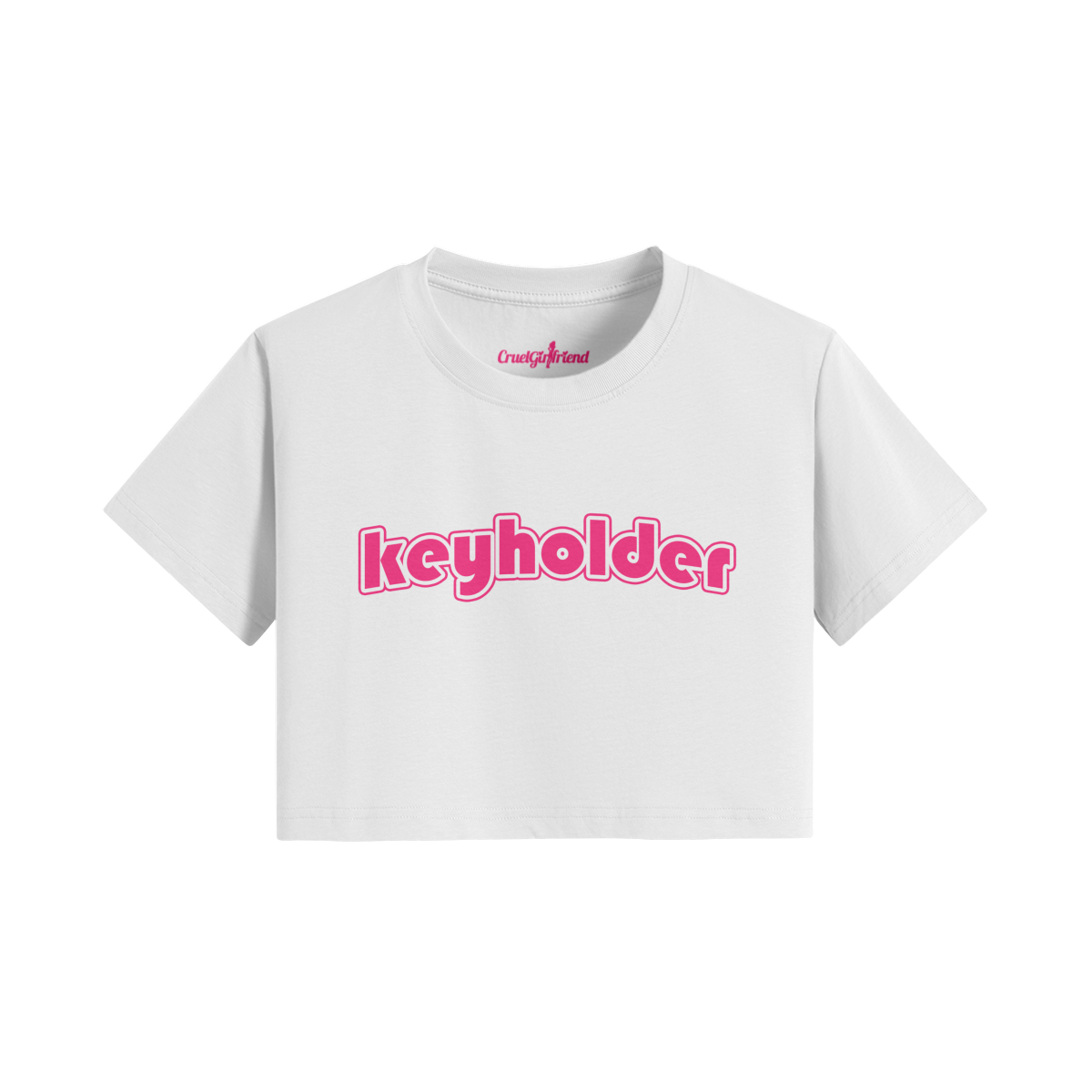Keyholder Printed Crop-Top