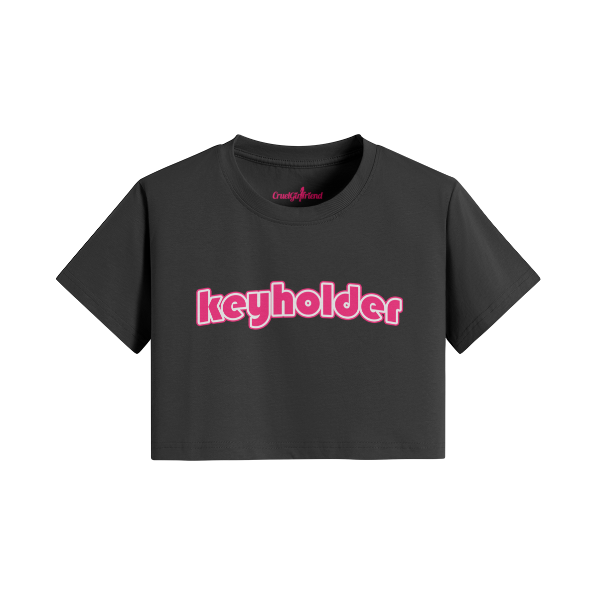 Keyholder Printed Crop-Top