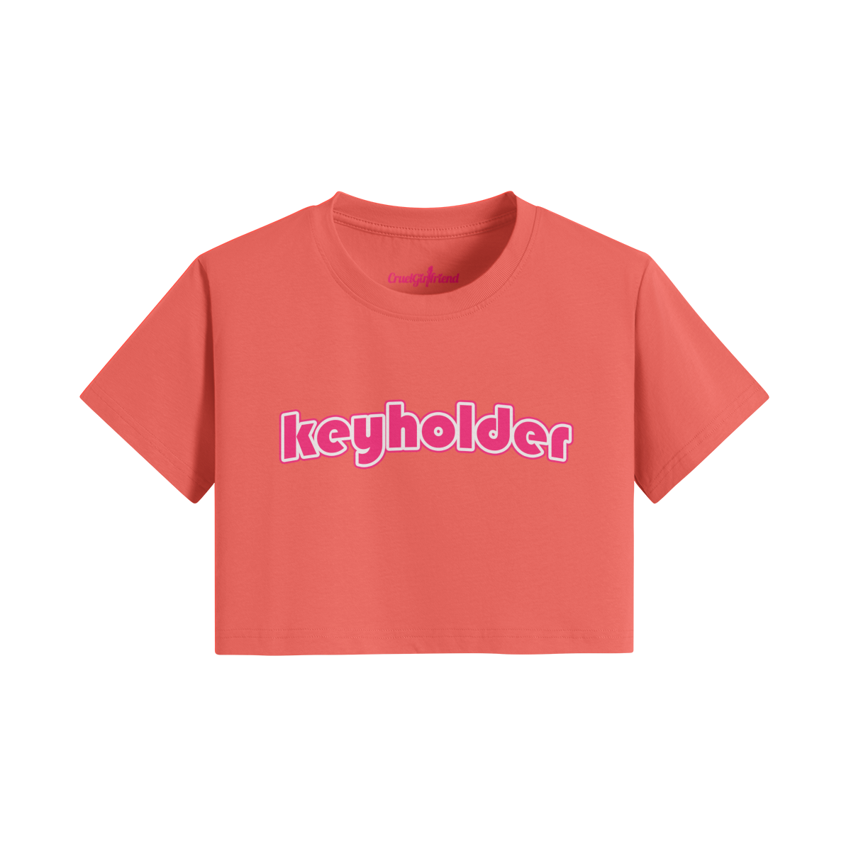 Keyholder Printed Crop-Top