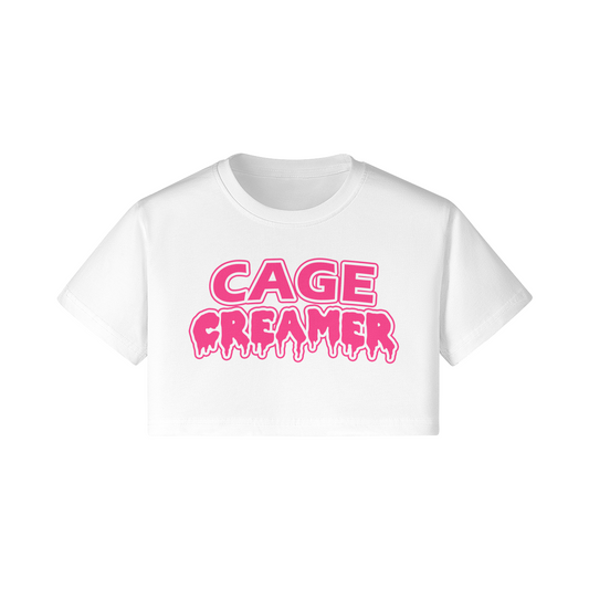 Cage Creamer Print Crop Top