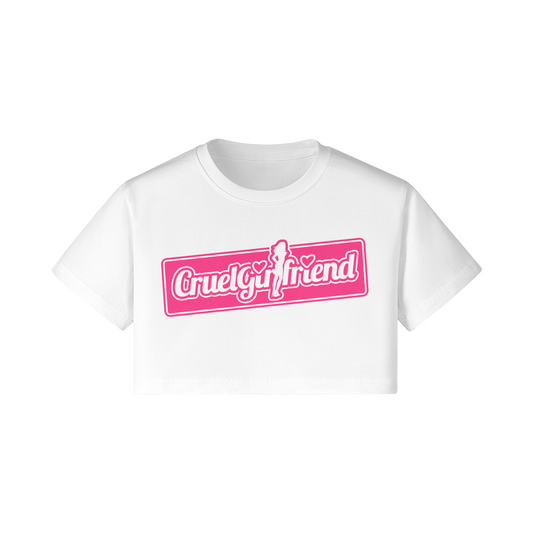 CruelGirlfriend Letterbox Printed Crop-Top