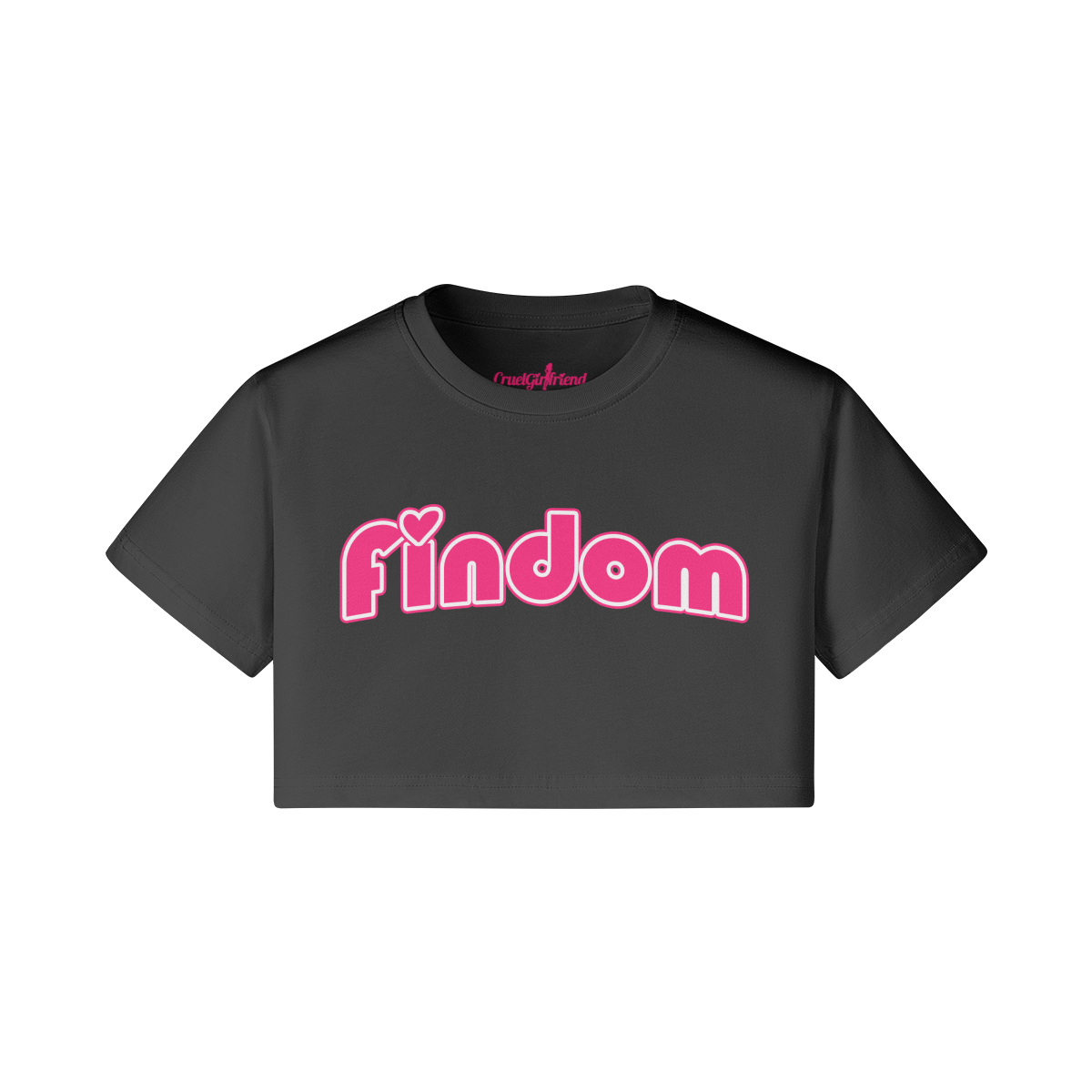 Findom Printed Crop-Top