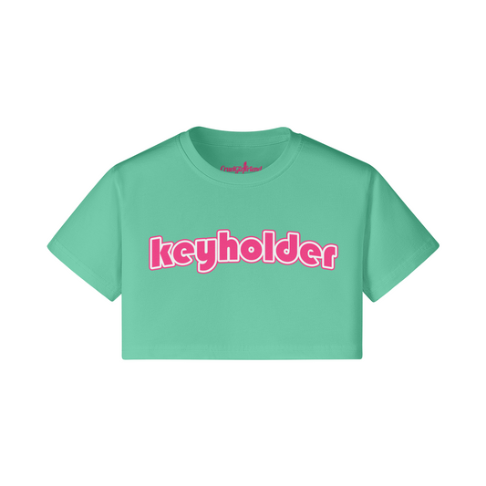 Keyholder Printed Crop-Top